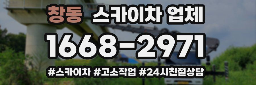 창동 스카이차 업체