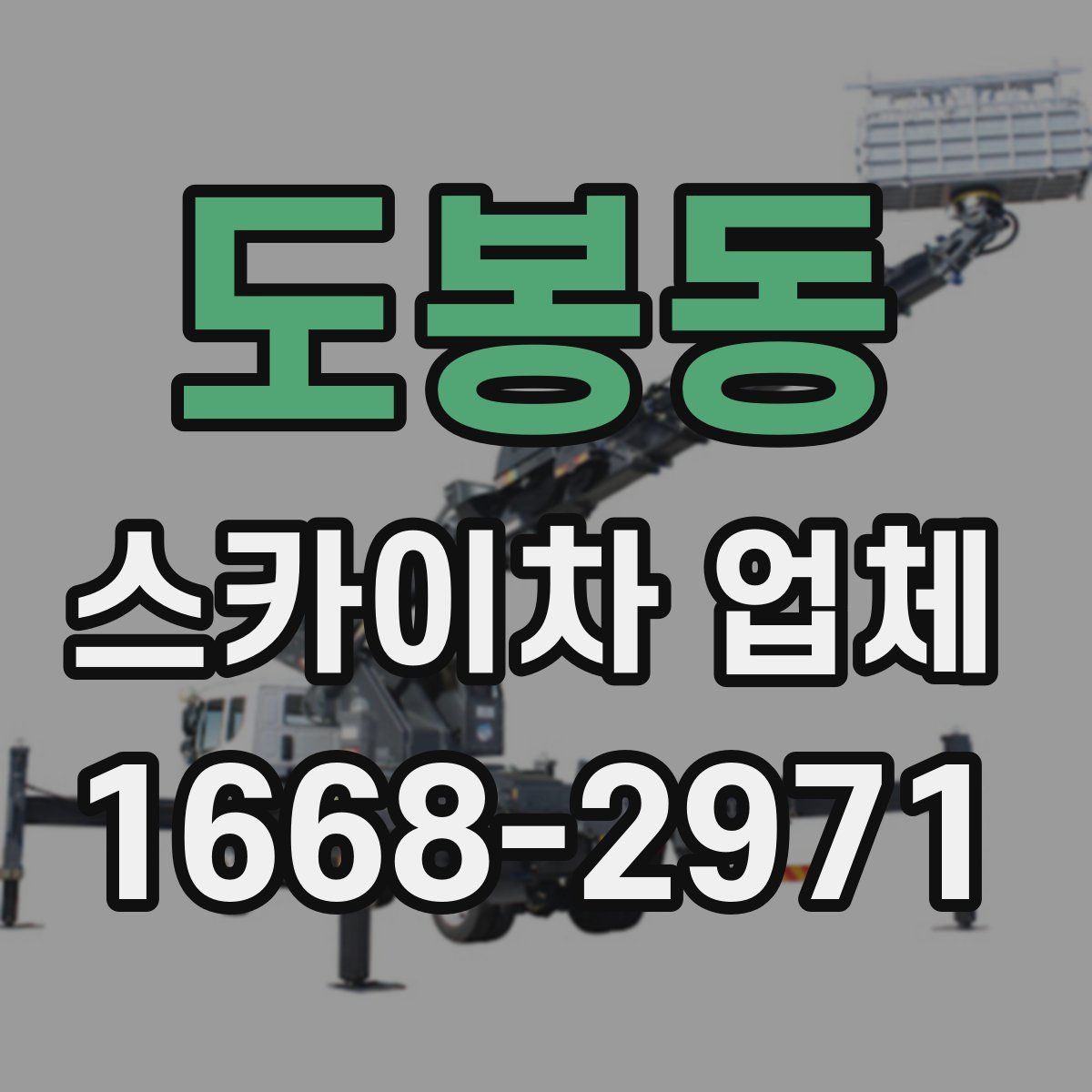 도봉동 스카이차 업체