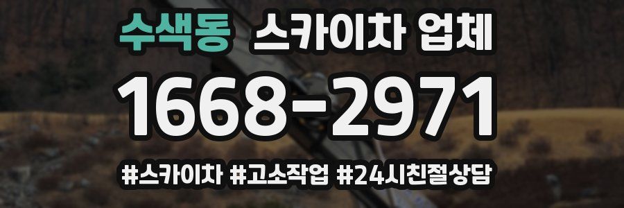 수색동 스카이차 업체