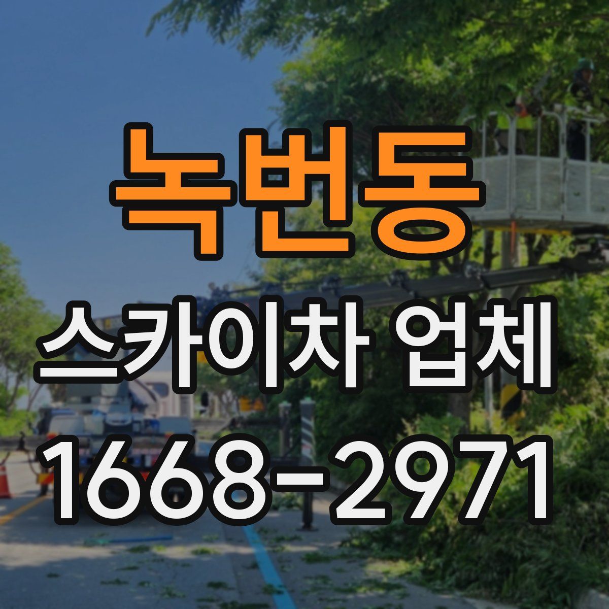 녹번동 스카이차 업체