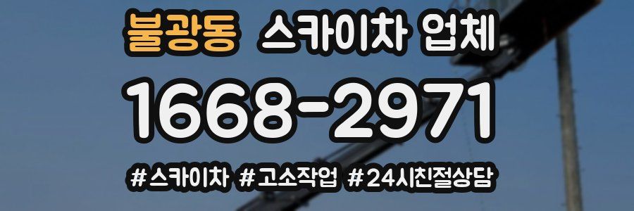불광동 스카이차 업체