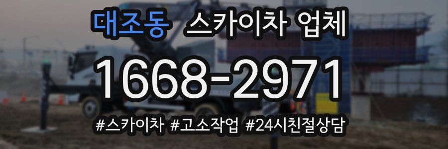 대조동 스카이차 업체