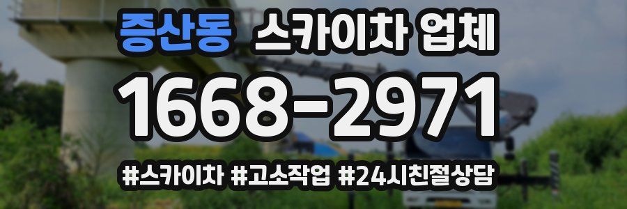 증산동 스카이차 업체