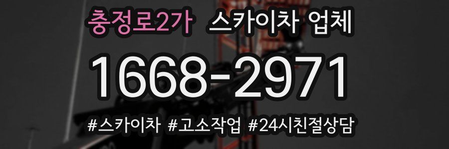 충정로2가 스카이차 업체