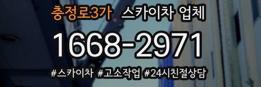 충정로3가 스카이차 업체