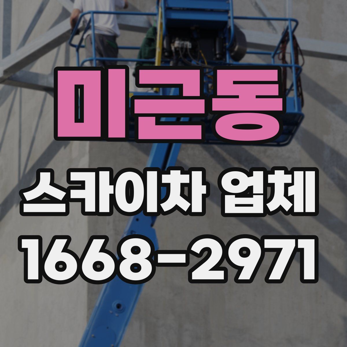 미근동 스카이차 업체
