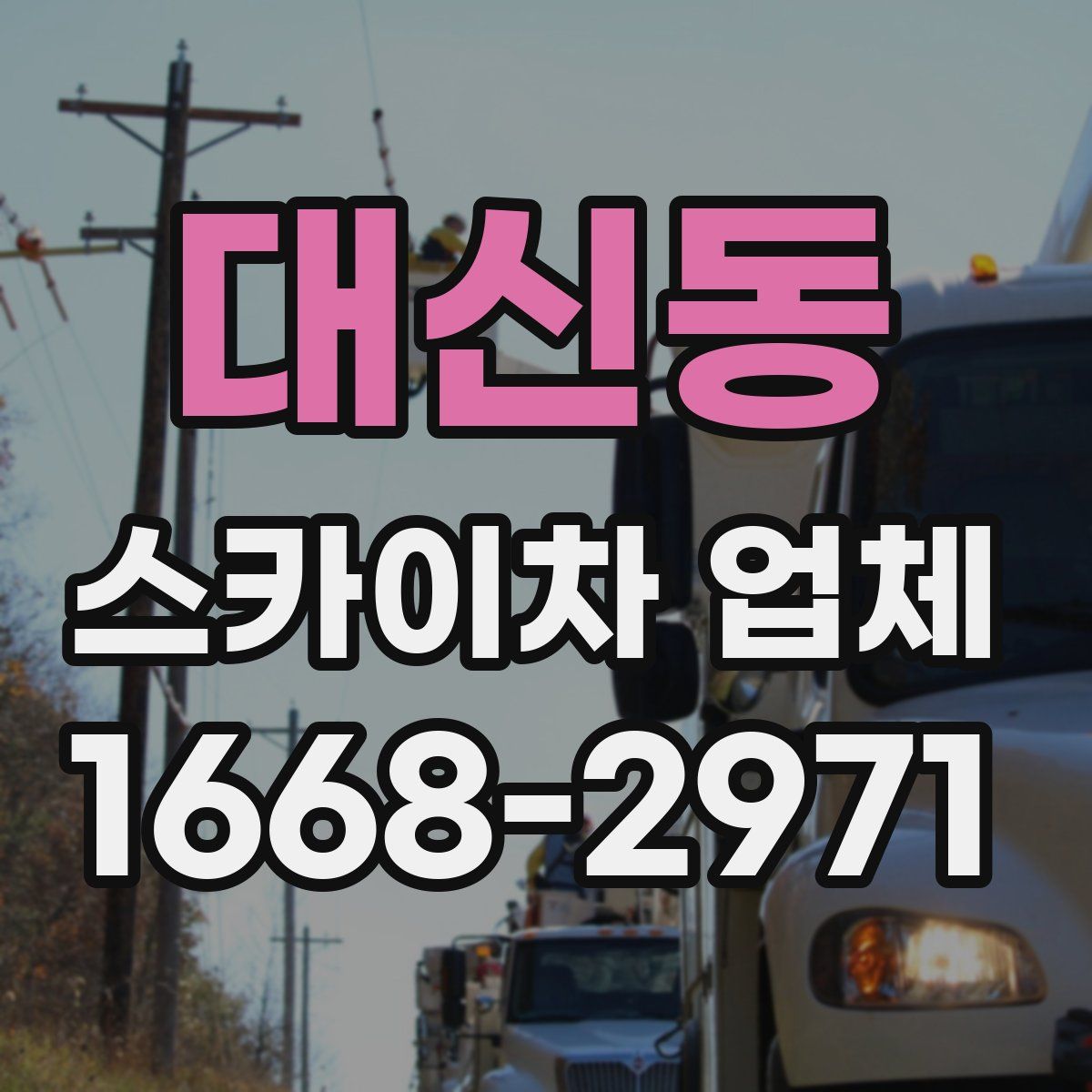 대신동 스카이차 업체