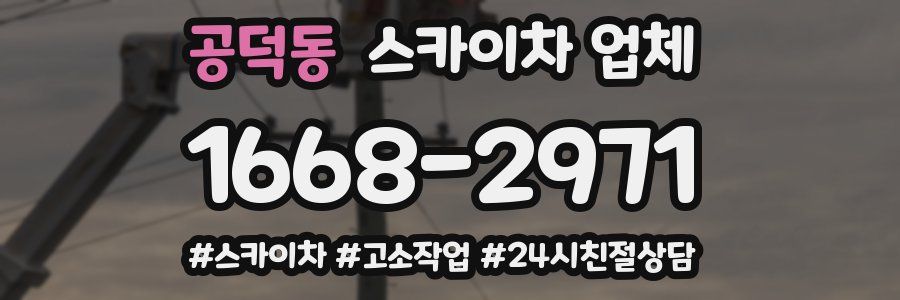 공덕동 스카이차 업체