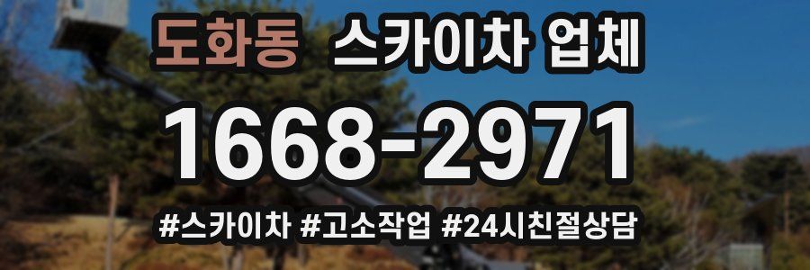 도화동 스카이차 업체