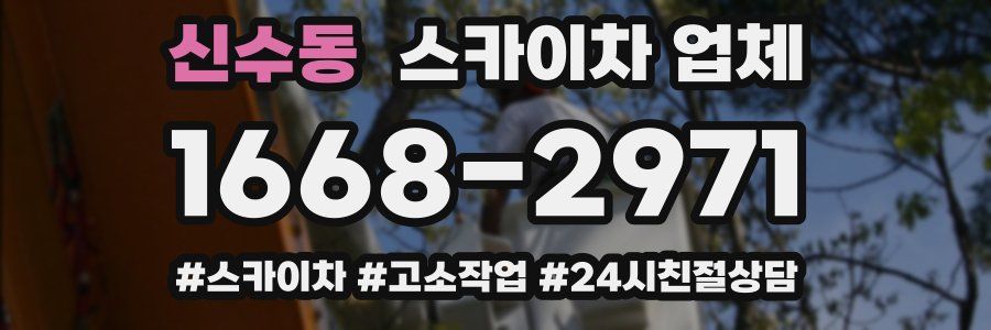 신수동 스카이차 업체