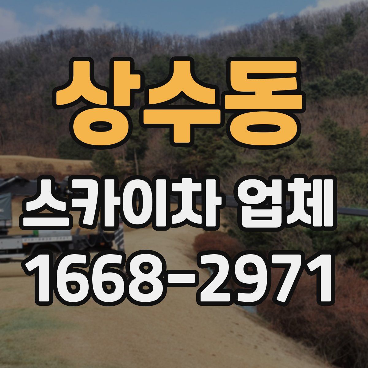 상수동 스카이차 업체