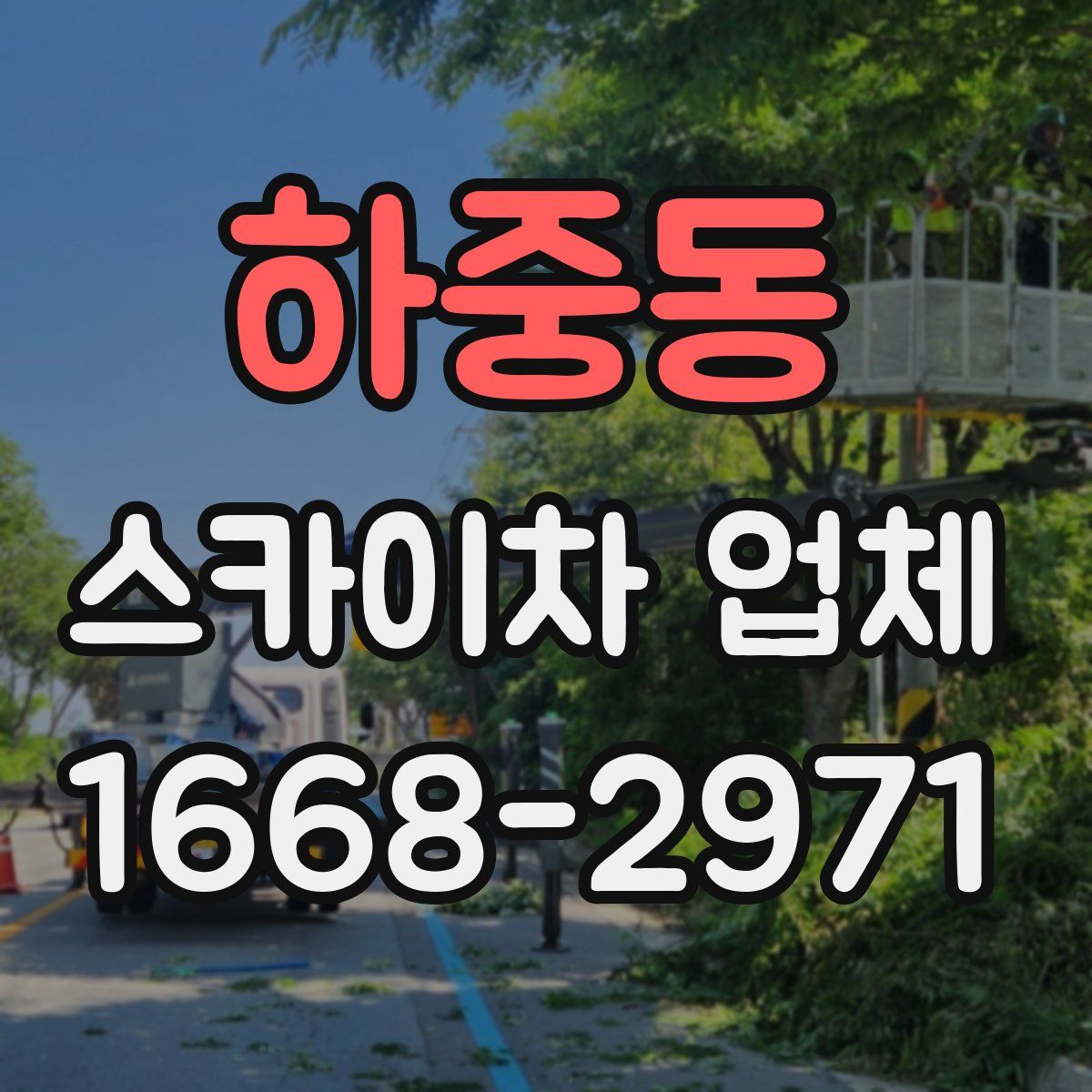 하중동 스카이차 업체
