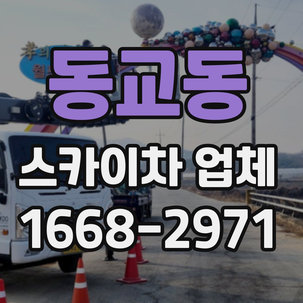동교동 스카이차 업체