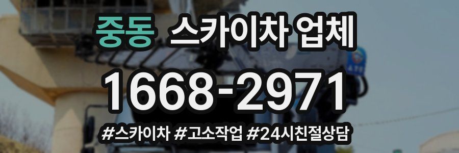 중동 스카이차 업체