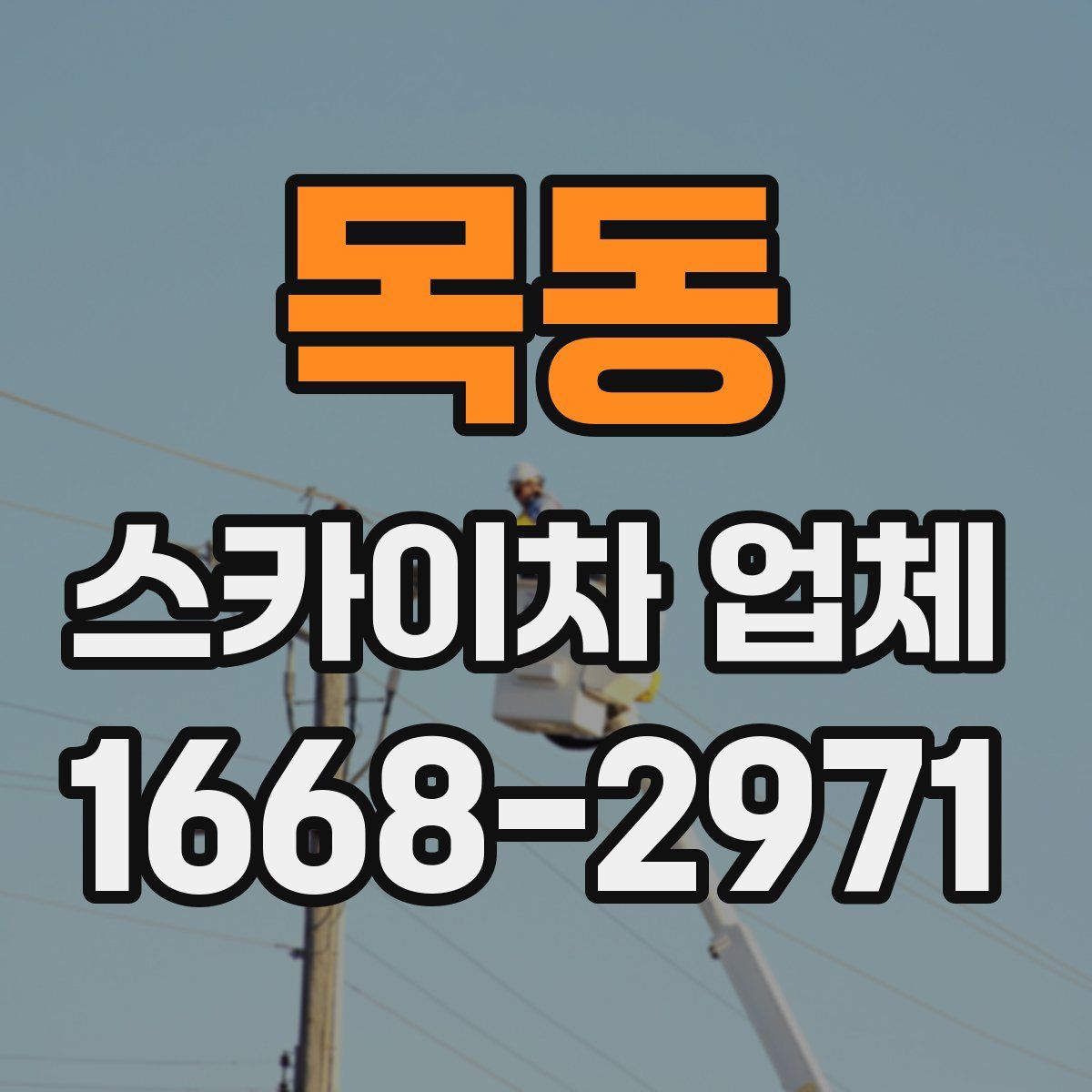 목동 스카이차 업체