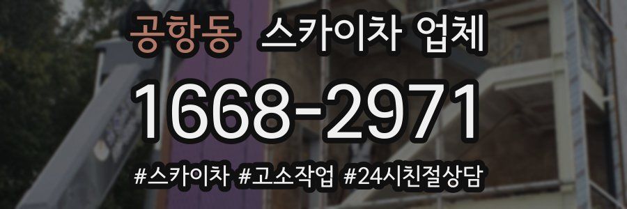 공항동 스카이차 업체