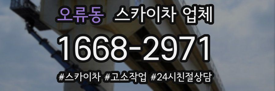 오류동 스카이차 업체
