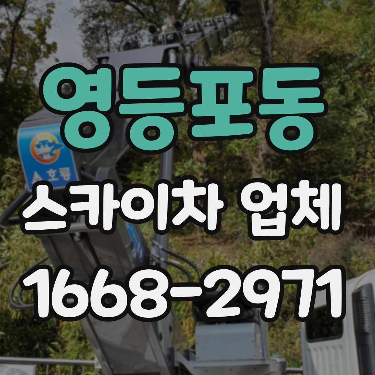 영등포동 스카이차 업체