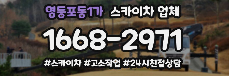 영등포동1가 스카이차 업체
