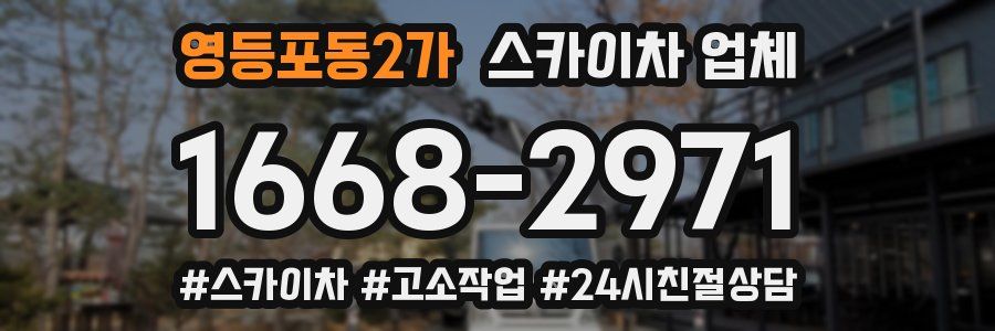 영등포동2가 스카이차 업체