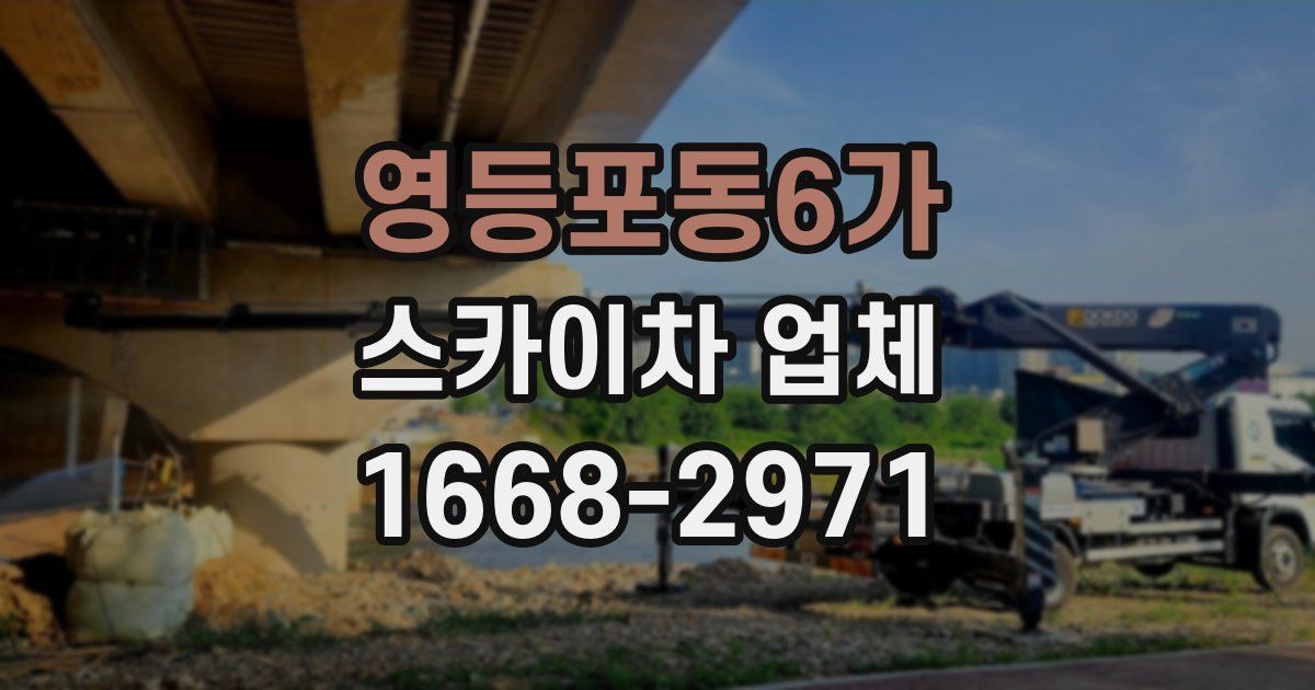 영등포동6가 스카이차 업체