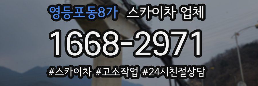 영등포동8가 스카이차 업체