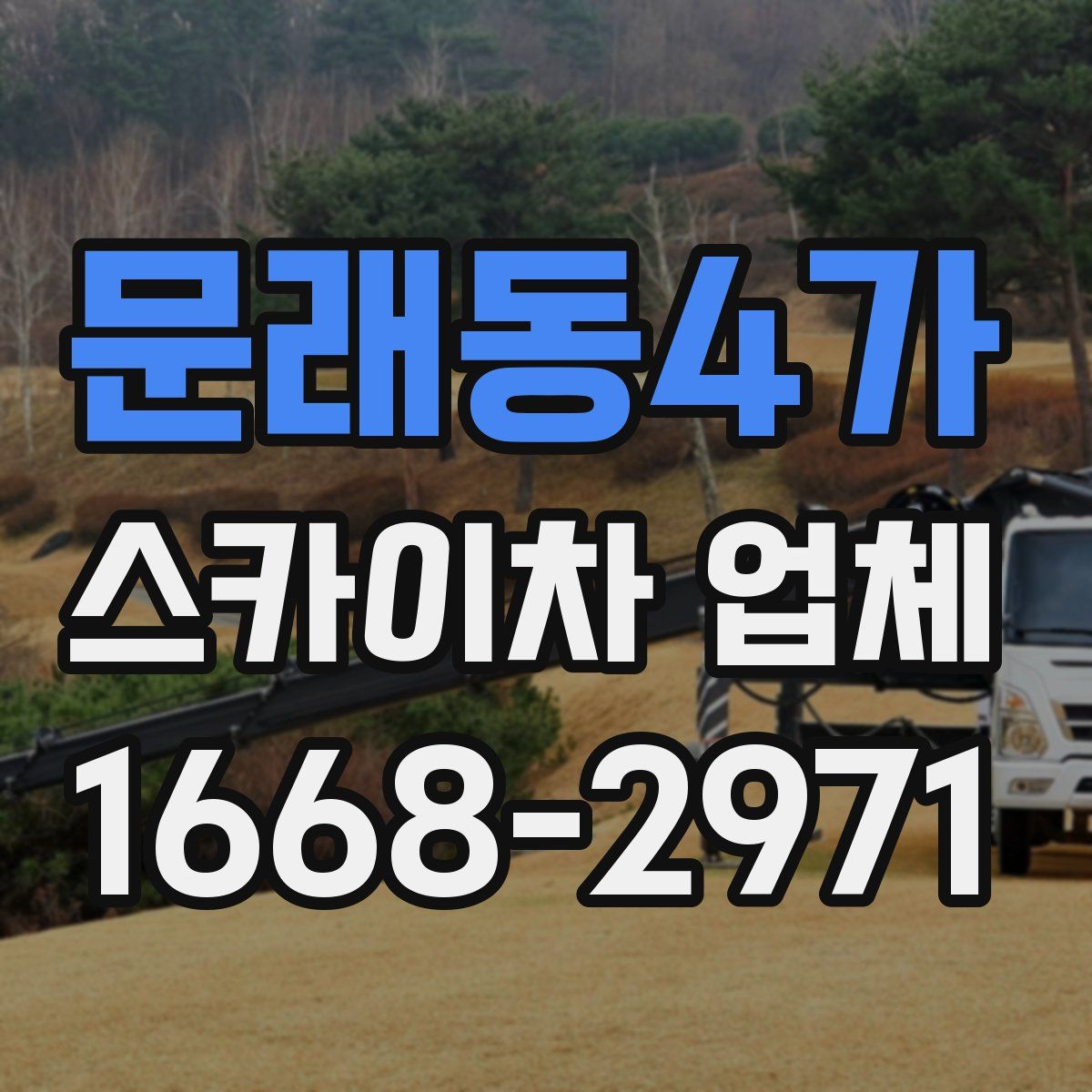 문래동4가 스카이차 업체