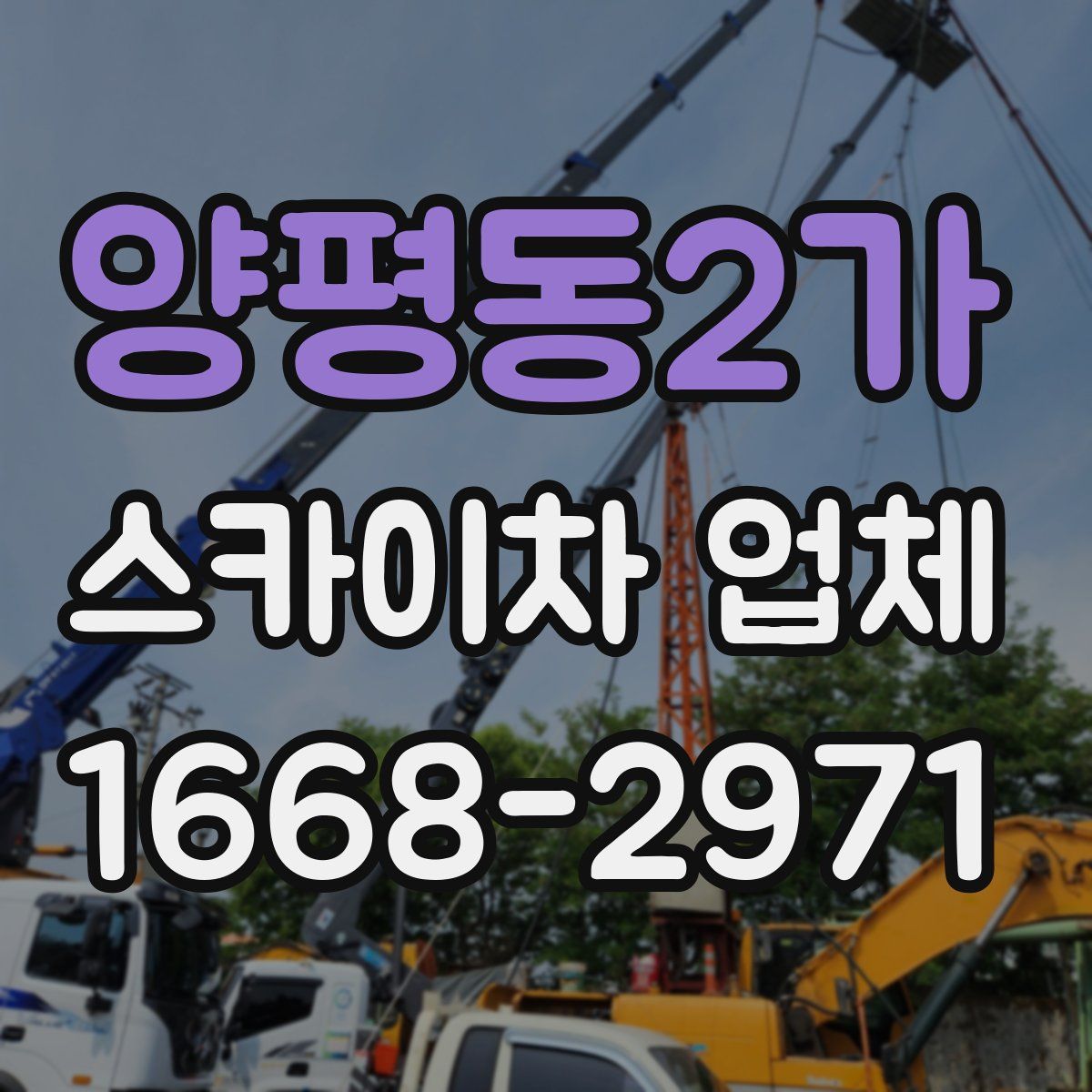 양평동2가 스카이차 업체