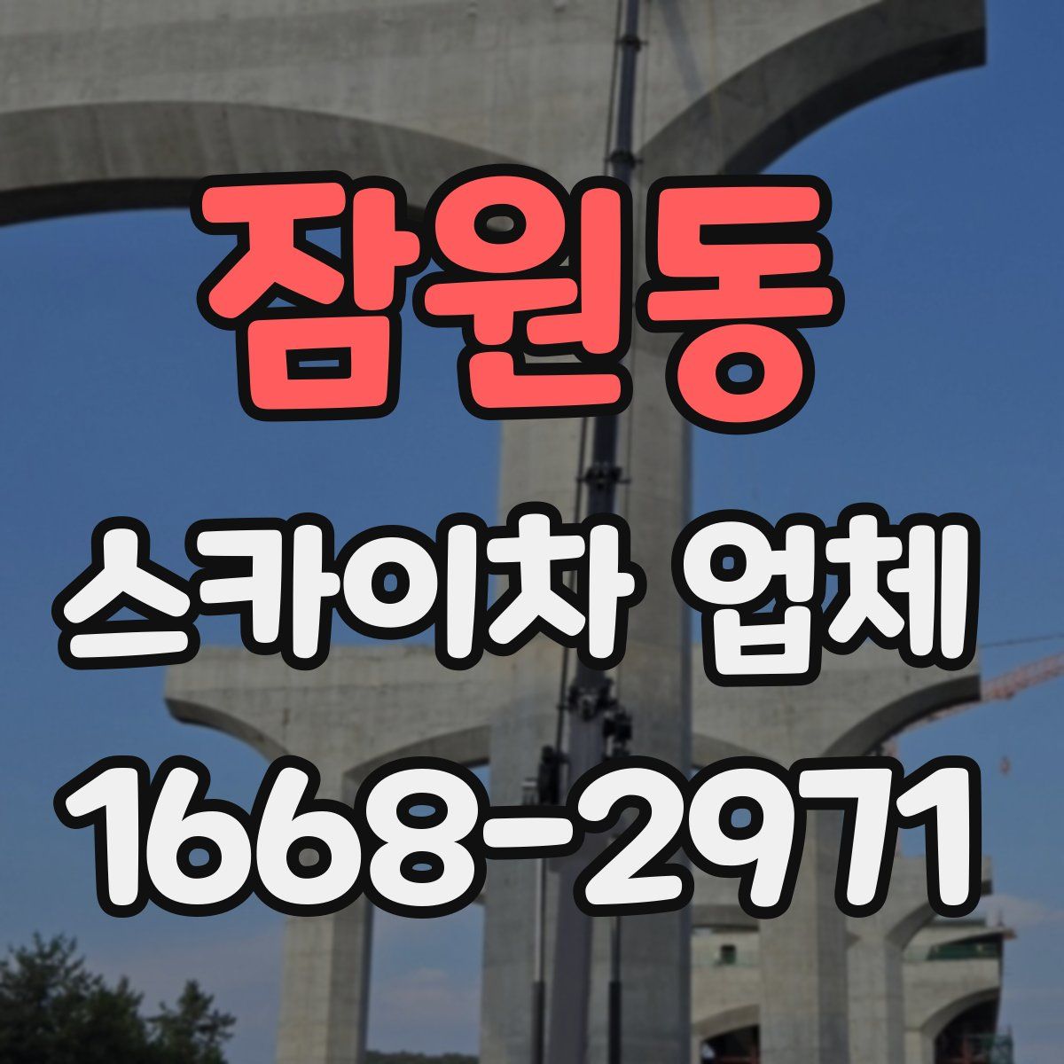 잠원동 스카이차 업체