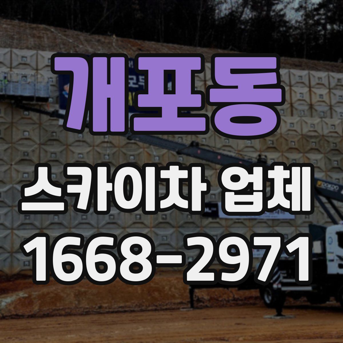 개포동 스카이차 업체