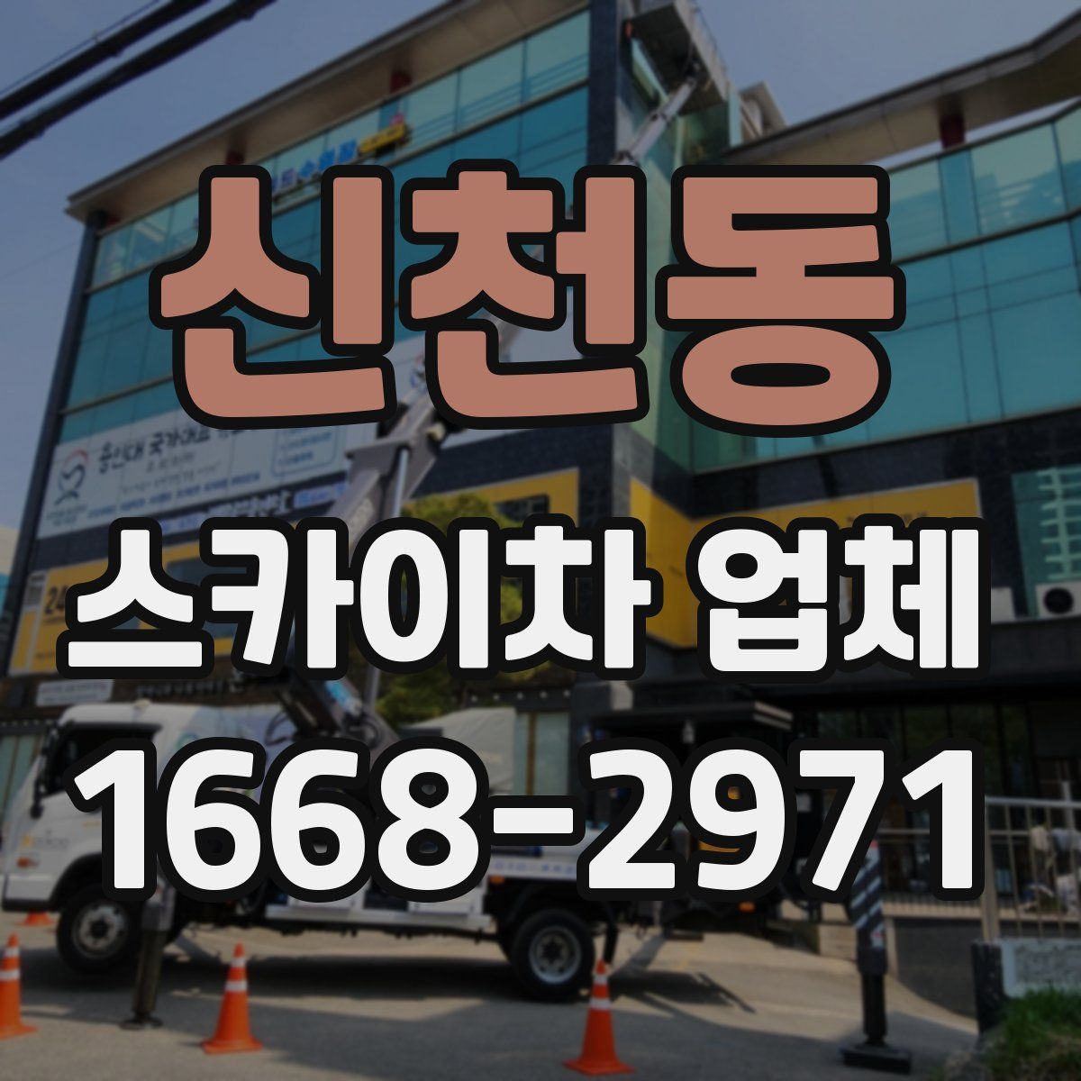 신천동 스카이차 업체