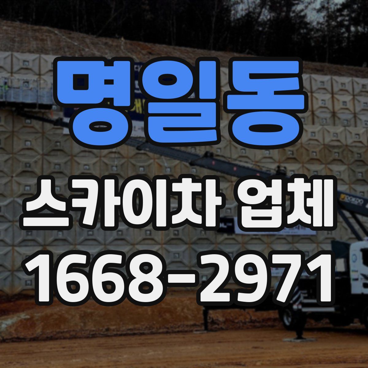명일동 스카이차 업체