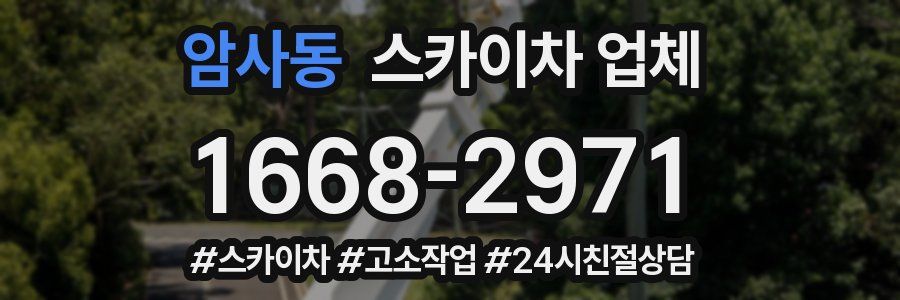 암사동 스카이차 업체