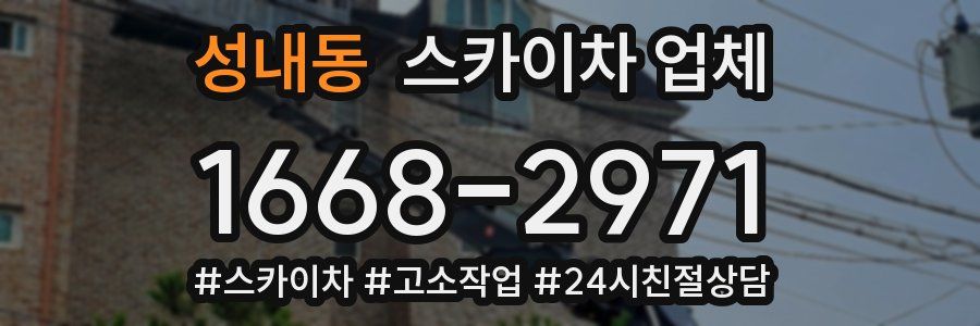 성내동 스카이차 업체