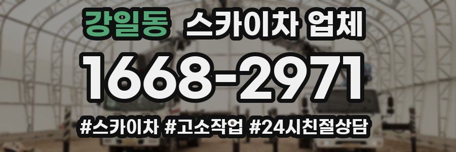 강일동 스카이차 업체