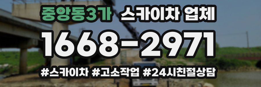 중앙동3가 스카이차 업체