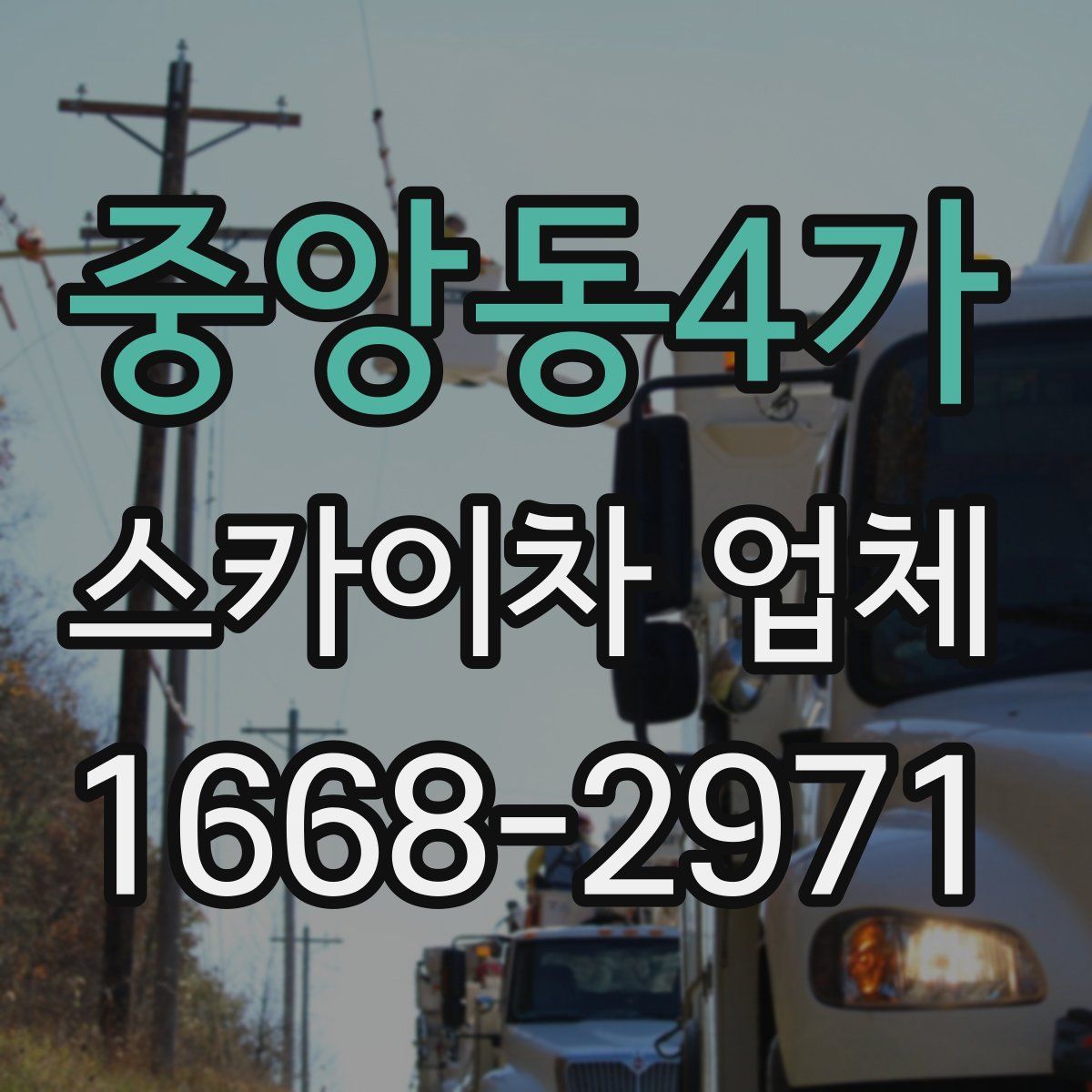 중앙동4가 스카이차 업체