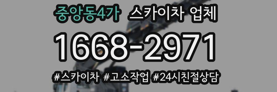 중앙동4가 스카이차 업체