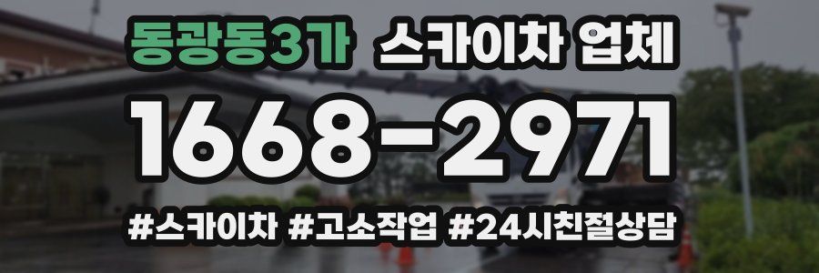 동광동3가 스카이차 업체