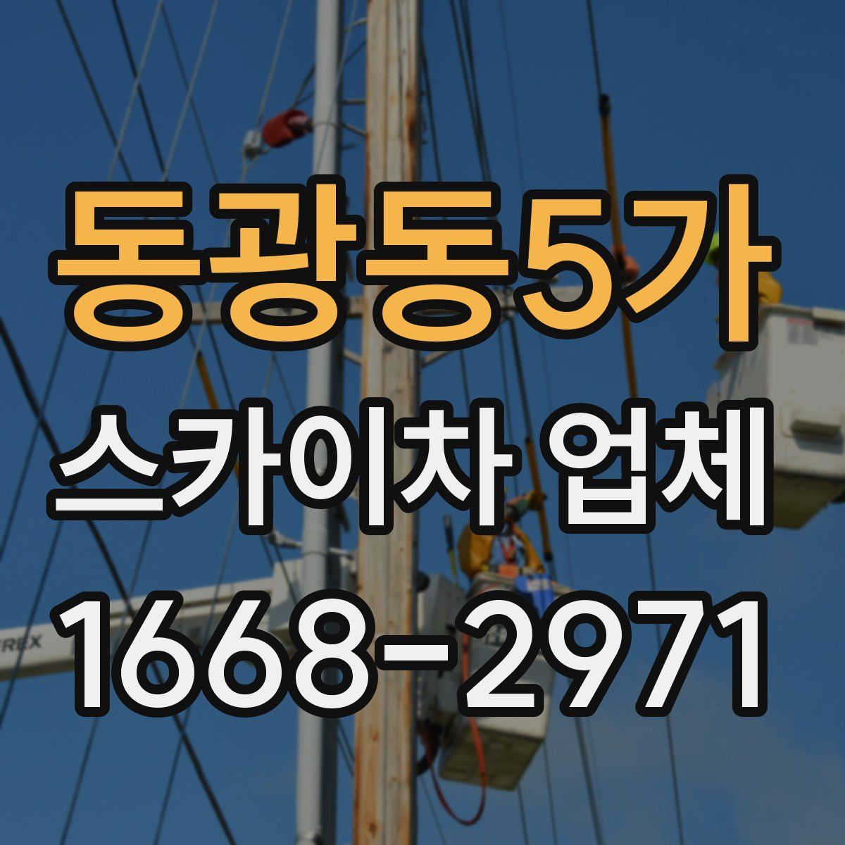 동광동5가 스카이차 업체