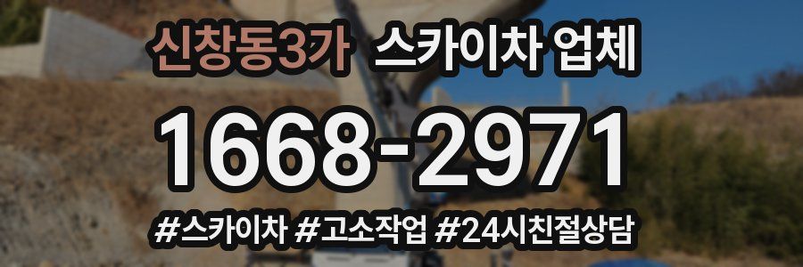 신창동3가 스카이차 업체