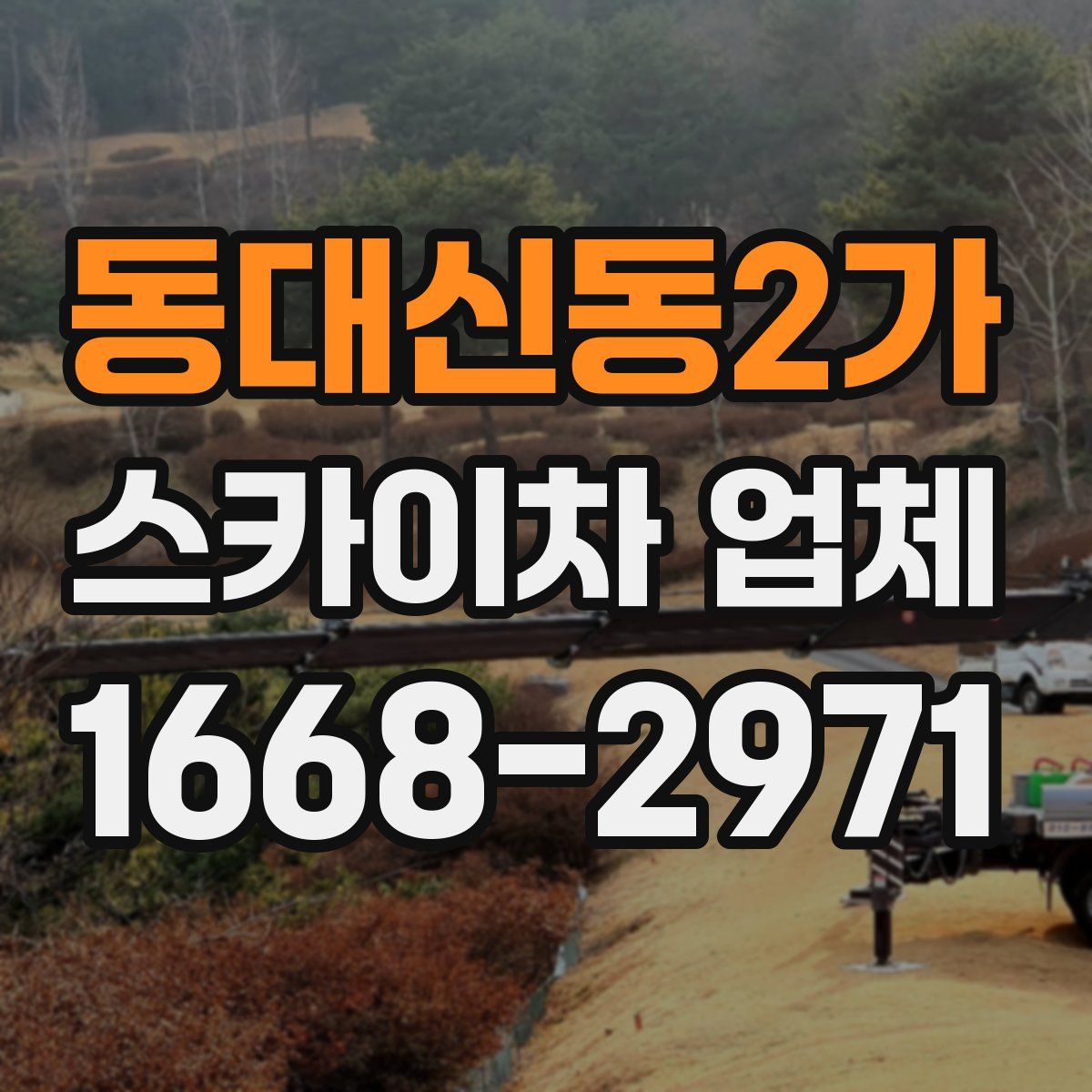 동대신동2가 스카이차 업체