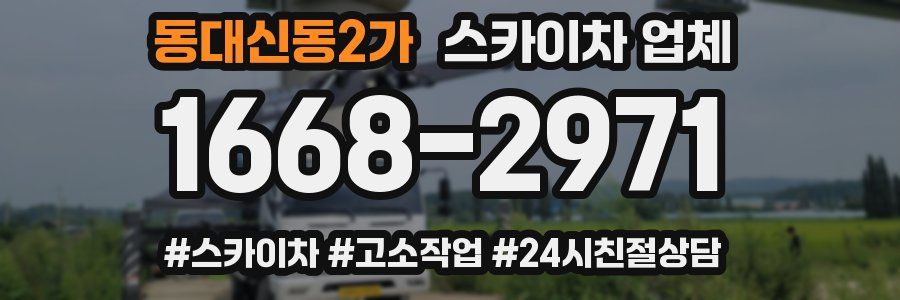동대신동2가 스카이차 업체