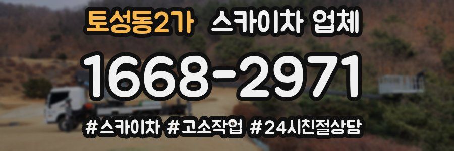 토성동2가 스카이차 업체