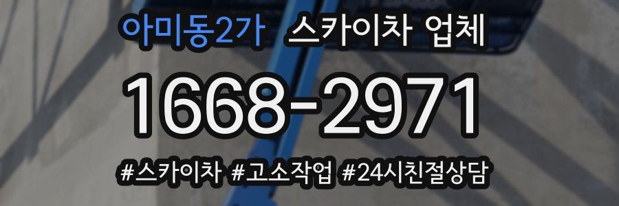 아미동2가 스카이차 업체