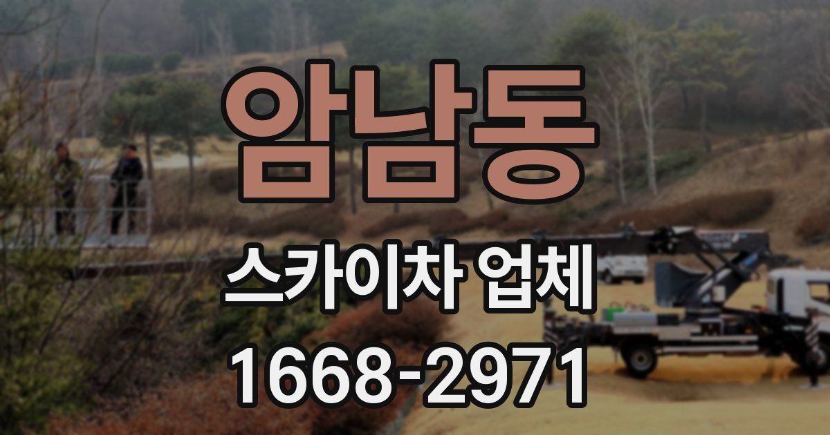암남동 스카이차 업체