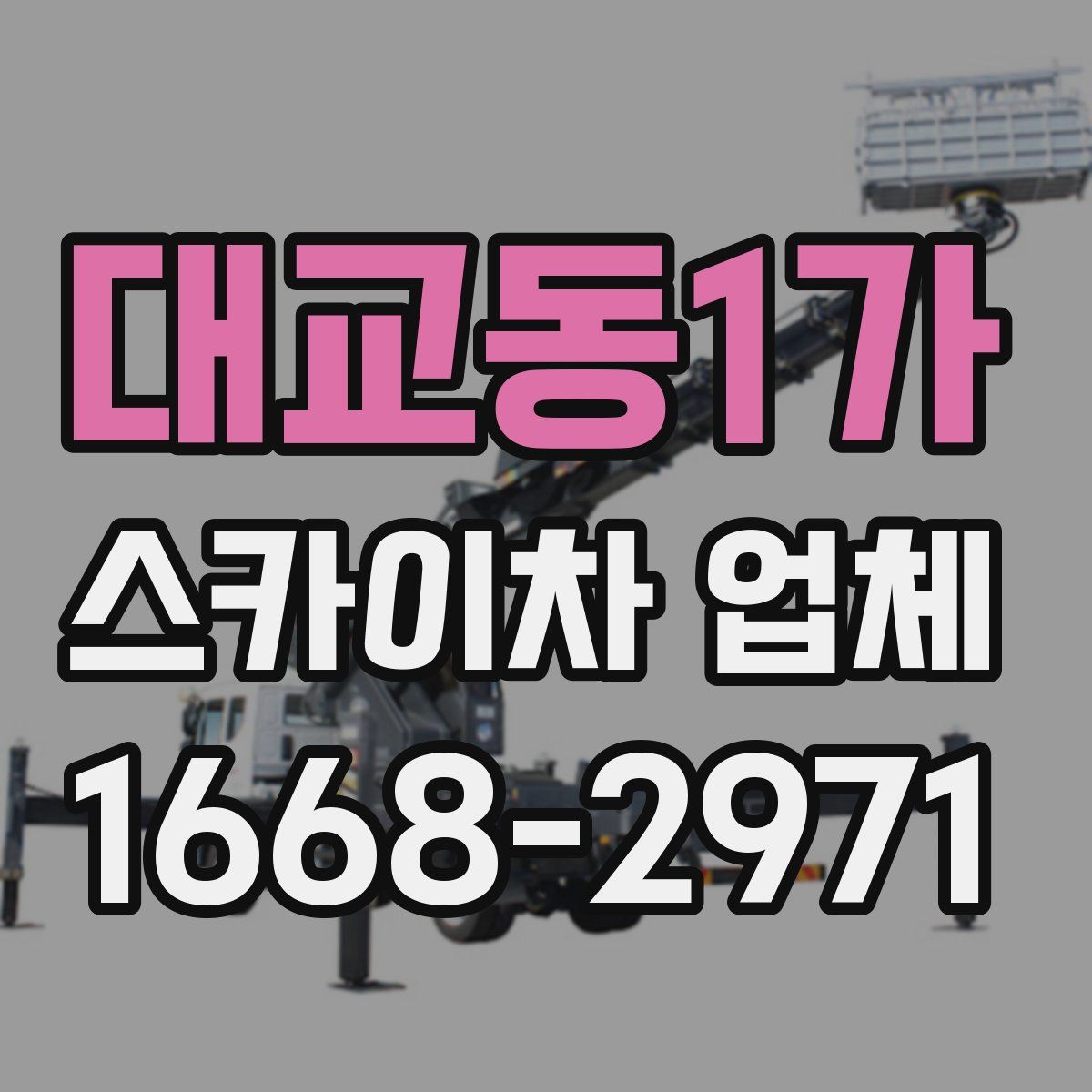 대교동1가 스카이차 업체
