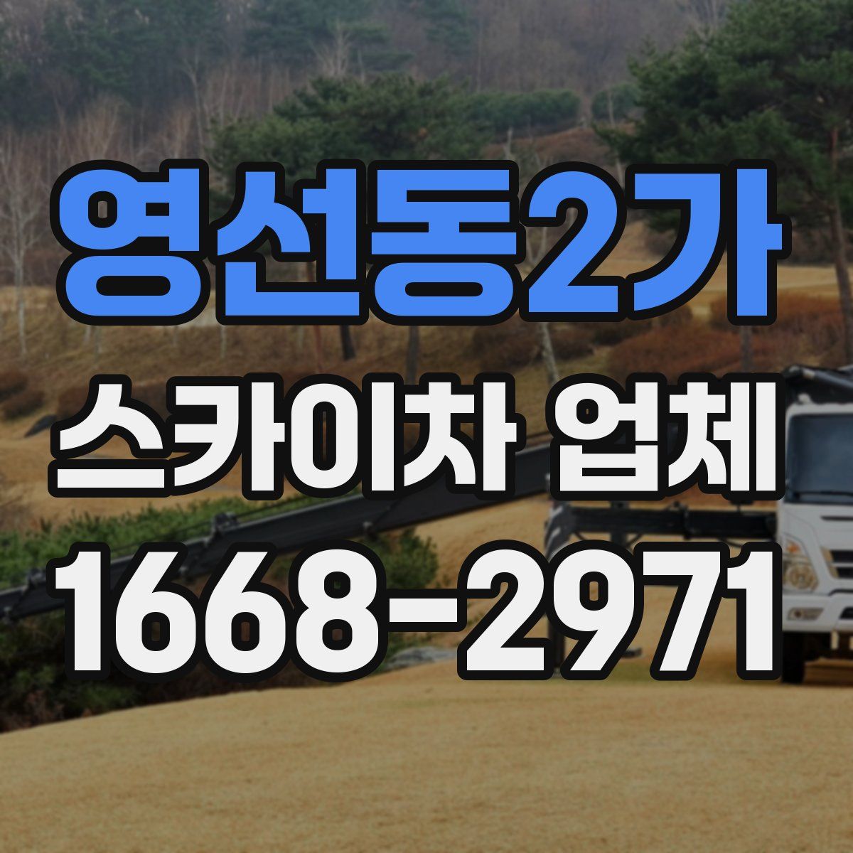 영선동2가 스카이차 업체
