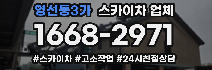 영선동3가 스카이차 업체