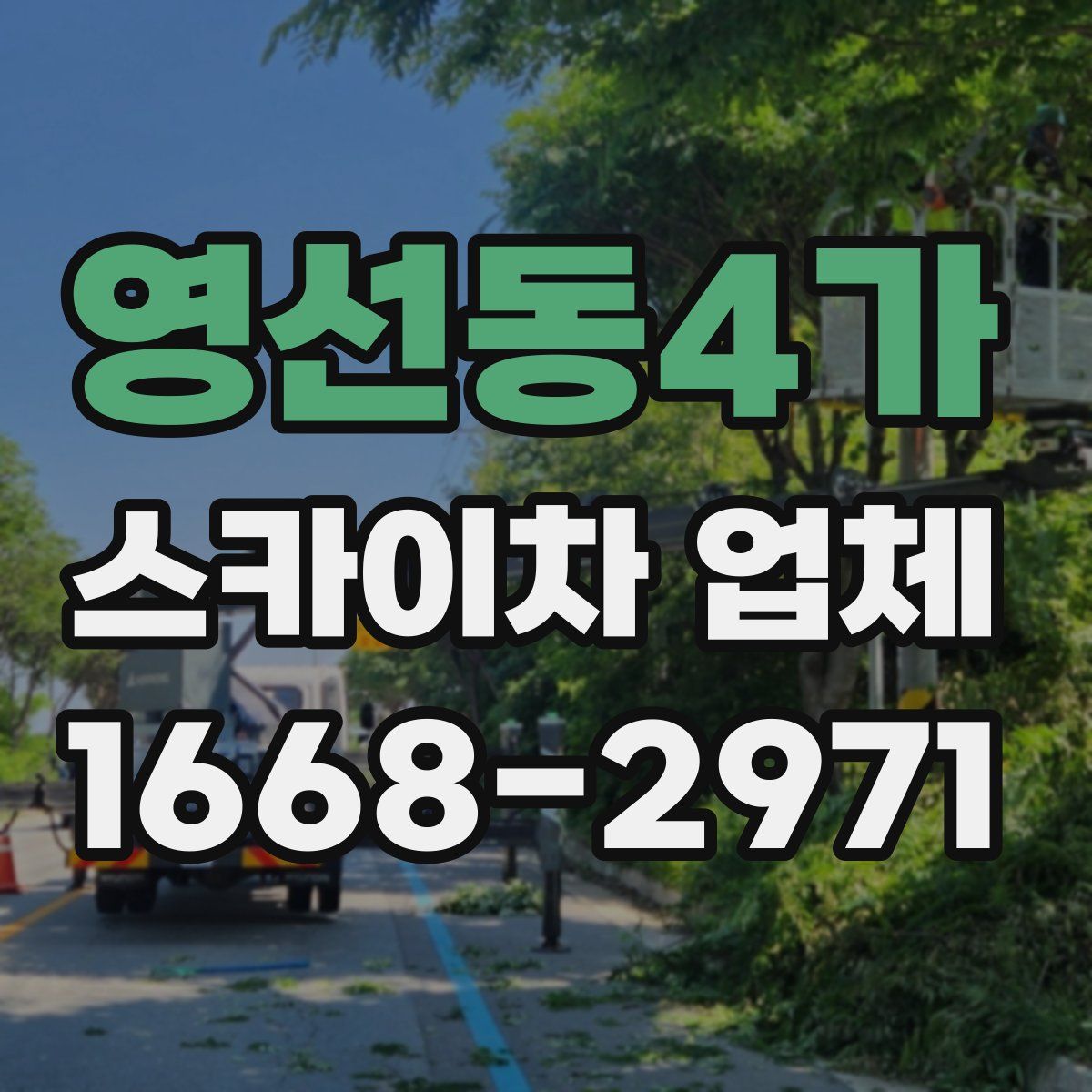 영선동4가 스카이차 업체
